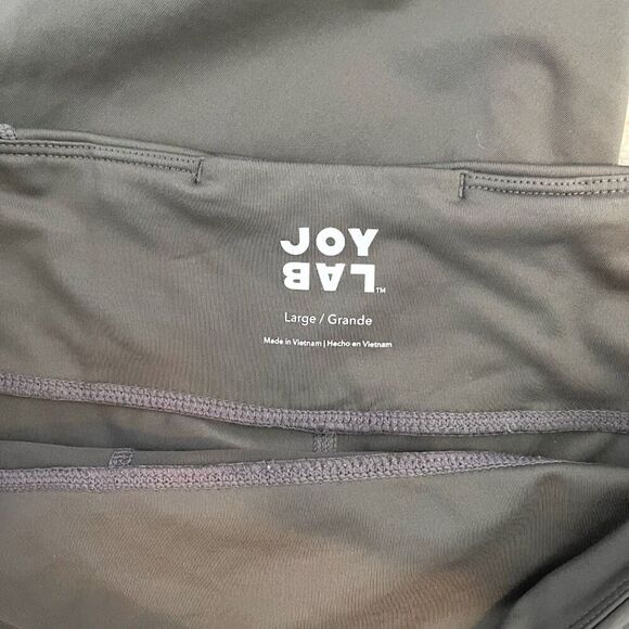 Joy Lab High Rise Sheer Paneled Perforated Holes Full Length Athletic Leggings - Picture 13 of 13